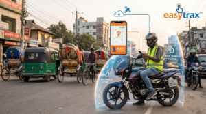 EasyTrax Bike Shield GPS tracker offering top-tier real-time bike security and BTRC-approved 4G tracking for motorcycles in Bangladesh